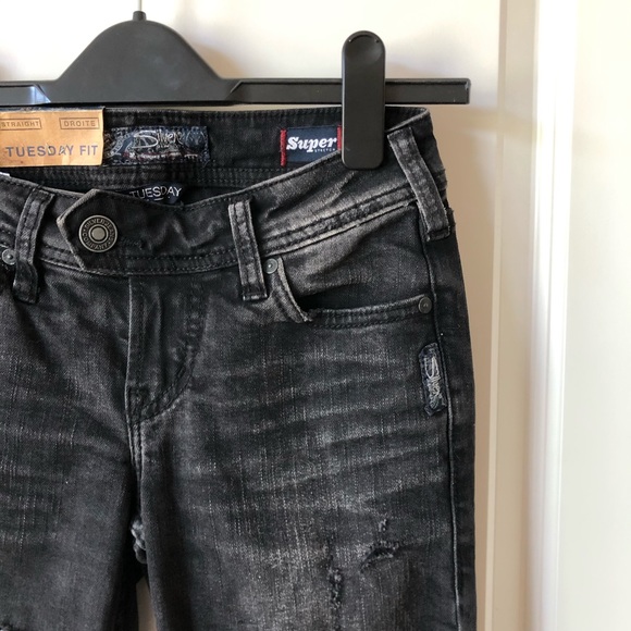 Silver NEW Black Tuesday Jeans - Picture 5 of 7